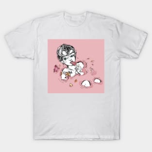 Pink Contemplation T-Shirt